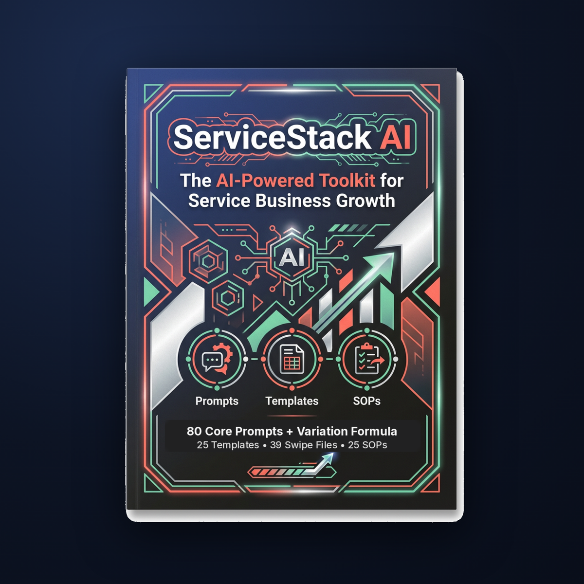 ServiceStack AI Toolkit: 80 AI Prompts + 25 Templates + 25 SOPs for Service Businesses